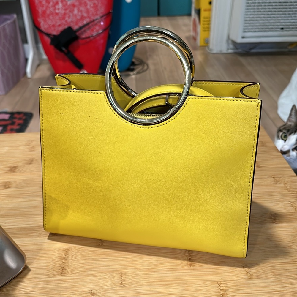KATE SPADE ROCK ROLL SATCHEL YELLOW - Picture 3 of 4
